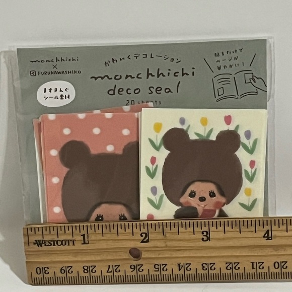 Monchhichi Deco Seal Sticker Pack - Picture 6 of 6